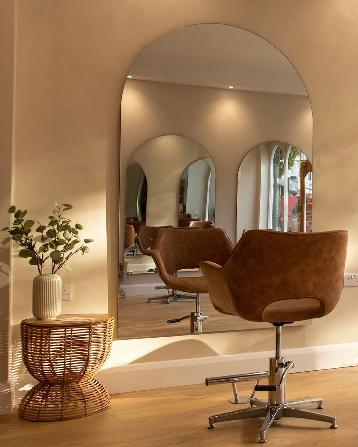 Golden Hour Salon Interior